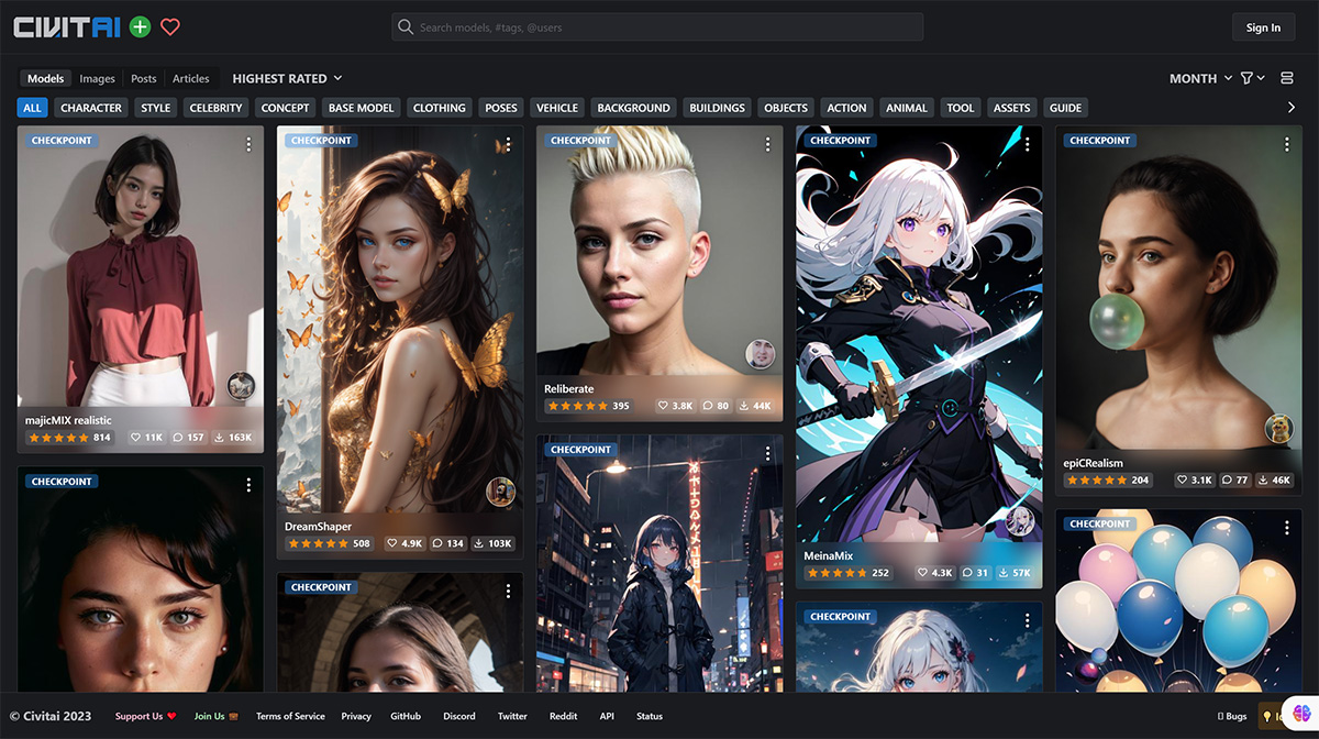 Civitai(C站)(圖1) Civitai---Stable-Diffusion-models,-embeddings,-LoRAs-and-more---civitai.com.jpg