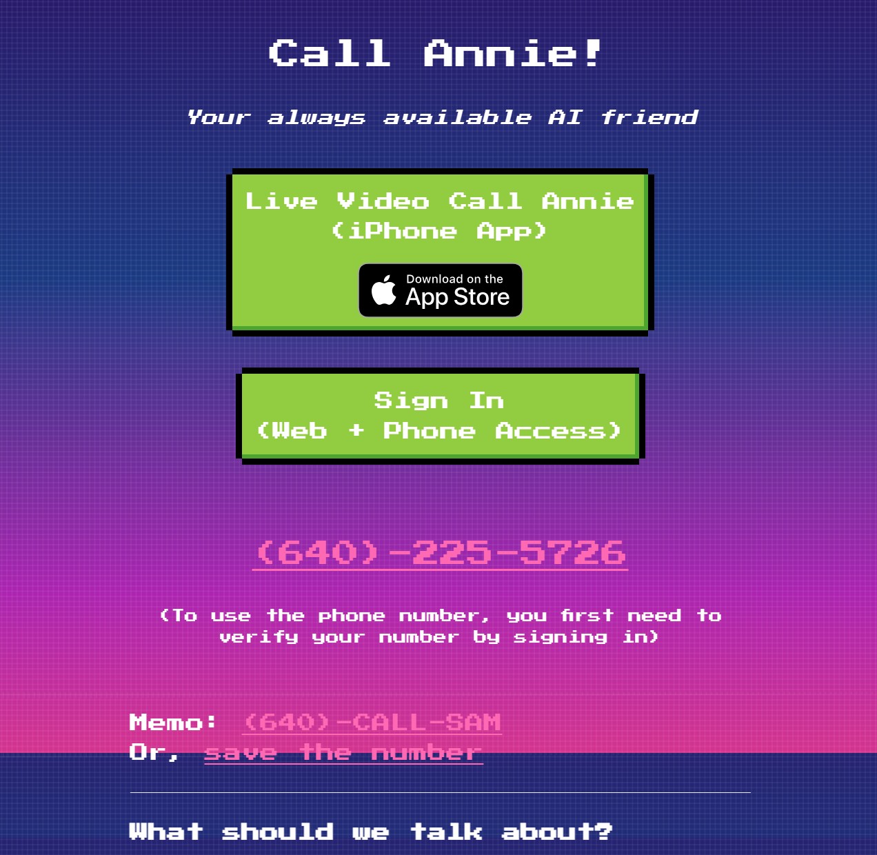 Call Annie(圖1) FireCall Annie - callannie.ai.png