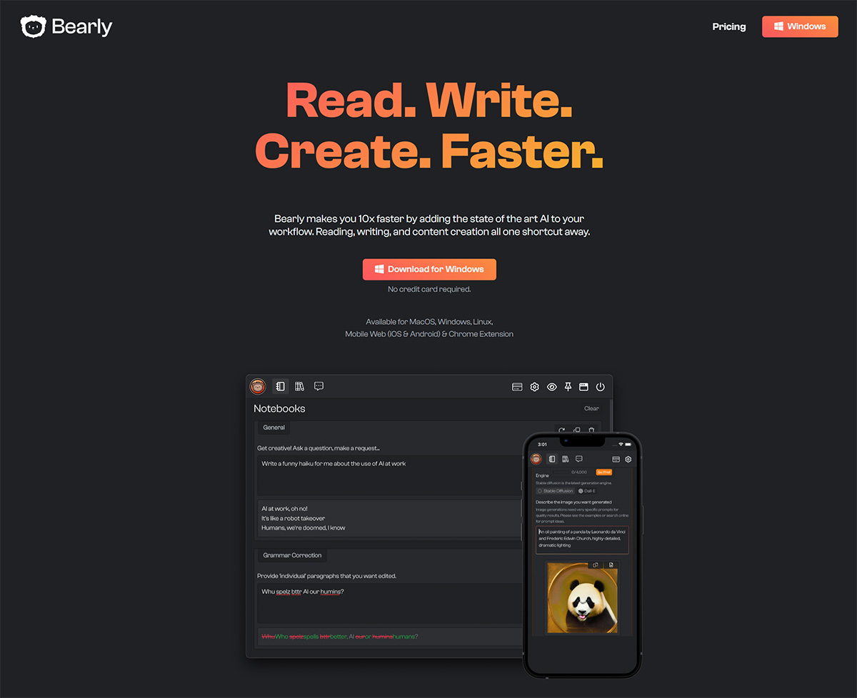 Bearly(圖1) Bearly---The-world's-best-Ai-at-your-fingertips.---bearly.jpg