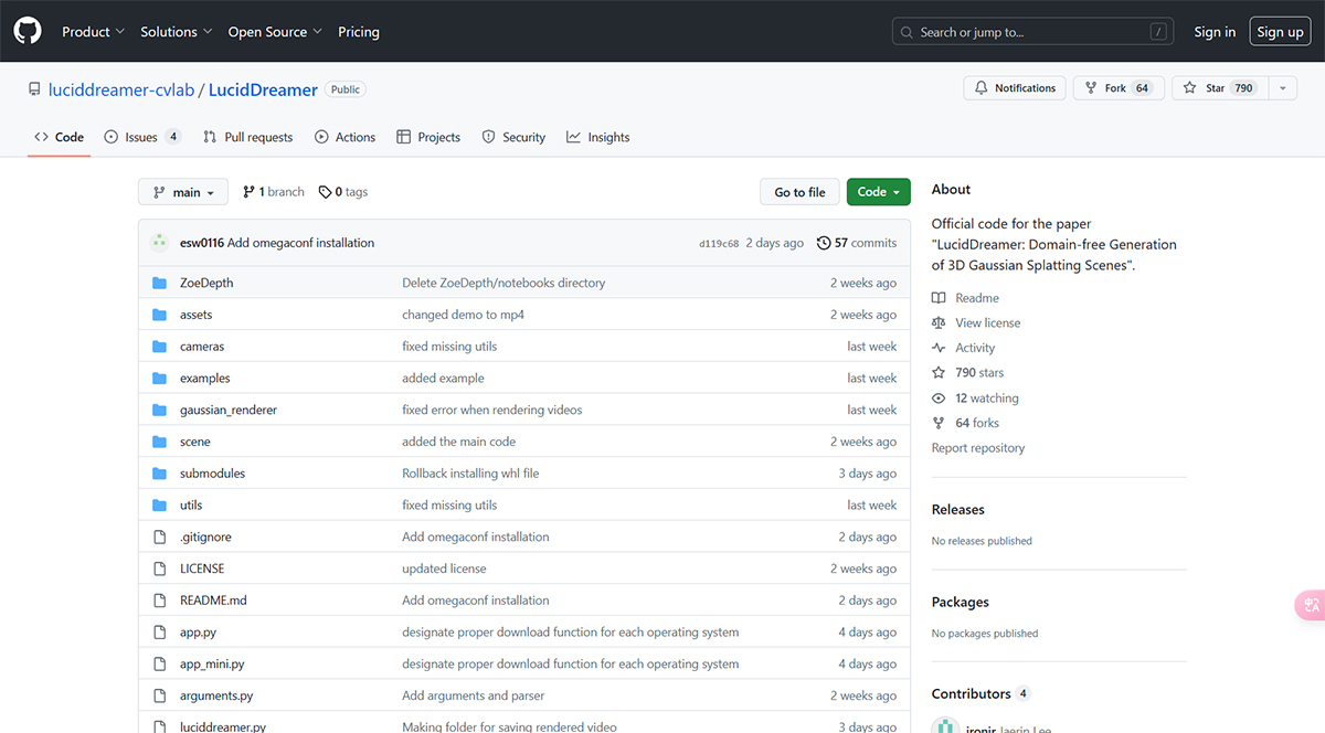 LucidDreamer:無域生成 3D 高斯飛濺場景(圖1) GitHub---luciddreamer-cvlab_LucidDreamer_-Official-code-for-the-pape_---github.jpg