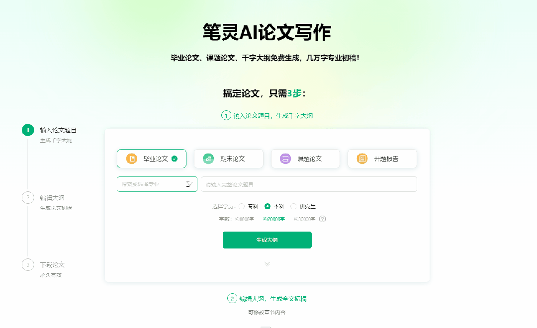 用了筆靈AI論文,論文的苦,少了一半(圖1) 筆靈AI論文