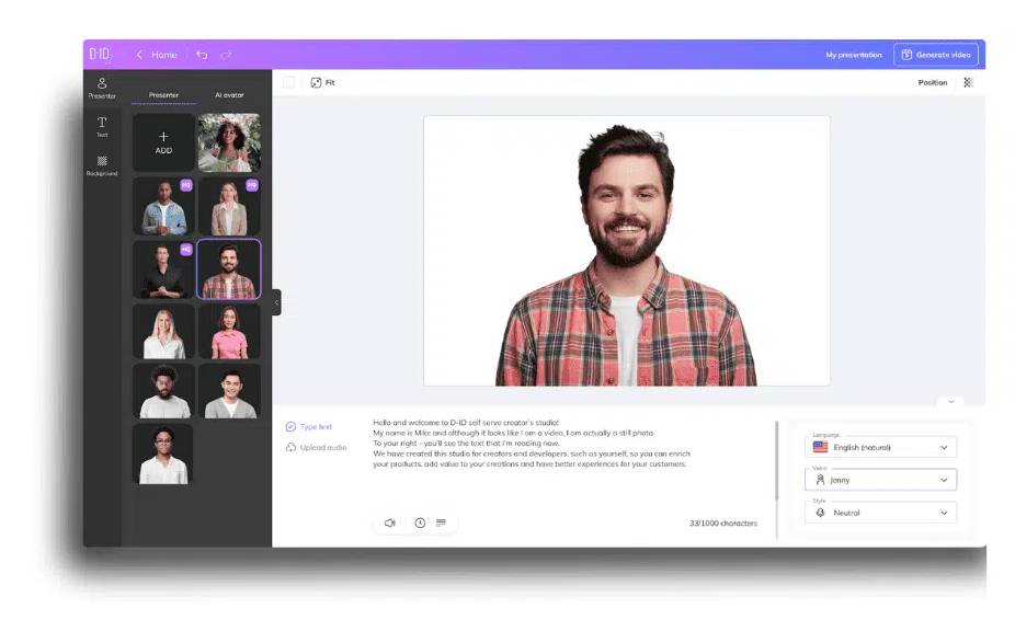 D-ID怎么用:適合新手小白的入門教程(圖2) 一步步教你使用D-ID教程