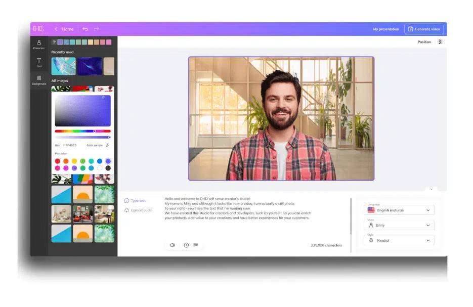 D-ID怎么用:適合新手小白的入門教程(圖3) 一步步教你使用D-ID教程