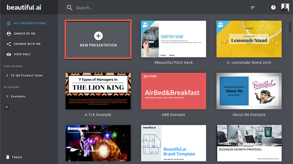Beautiful.ai怎么用:如何使用Beautiful.ai生成PPT演示模板(圖1) Beautiful.ai怎么用