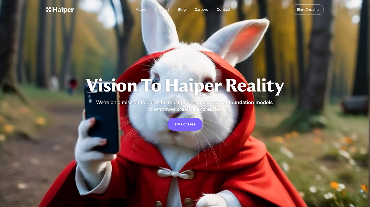 Haiper AI(圖1) Haiper---Generative-AI-For-Video-Content-Creation---haiper.ai.jpg