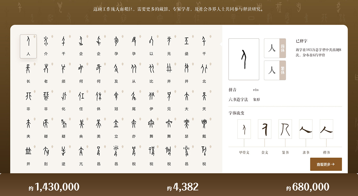 甲骨文AI協同平臺-殷契文淵(圖2) 甲骨文AI協同平臺---www.jgwlbq.org.jpg