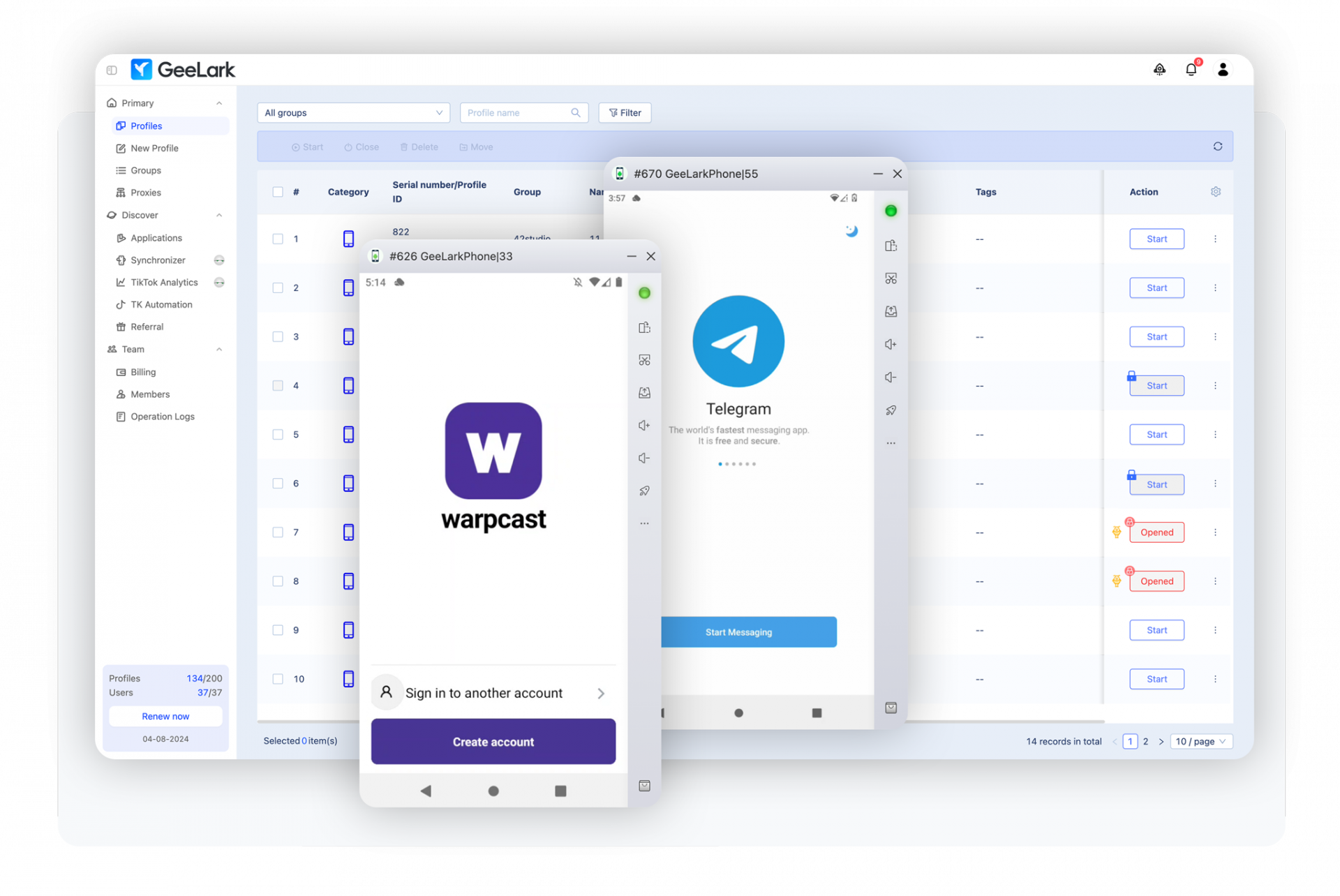 GeeLark應用領域: GeeLark應用領域:
