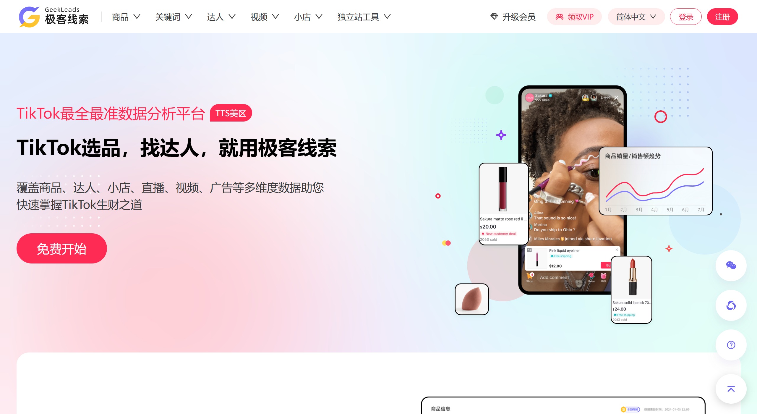 極客線索的主要功能