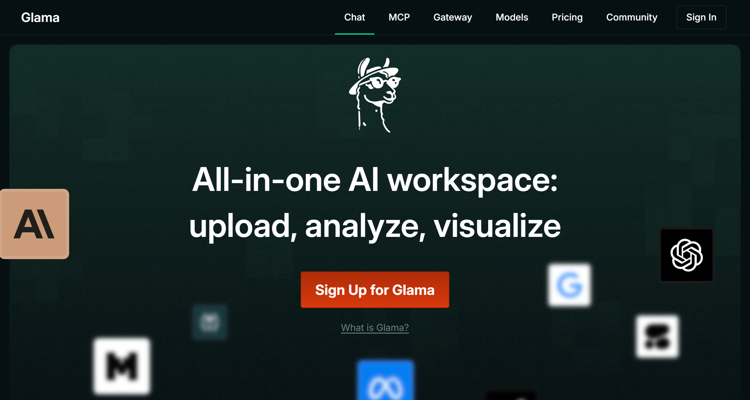 Glama AI(圖1) FireShot Capture 163 - All-in-one AI workspace - glama.ai.jpg