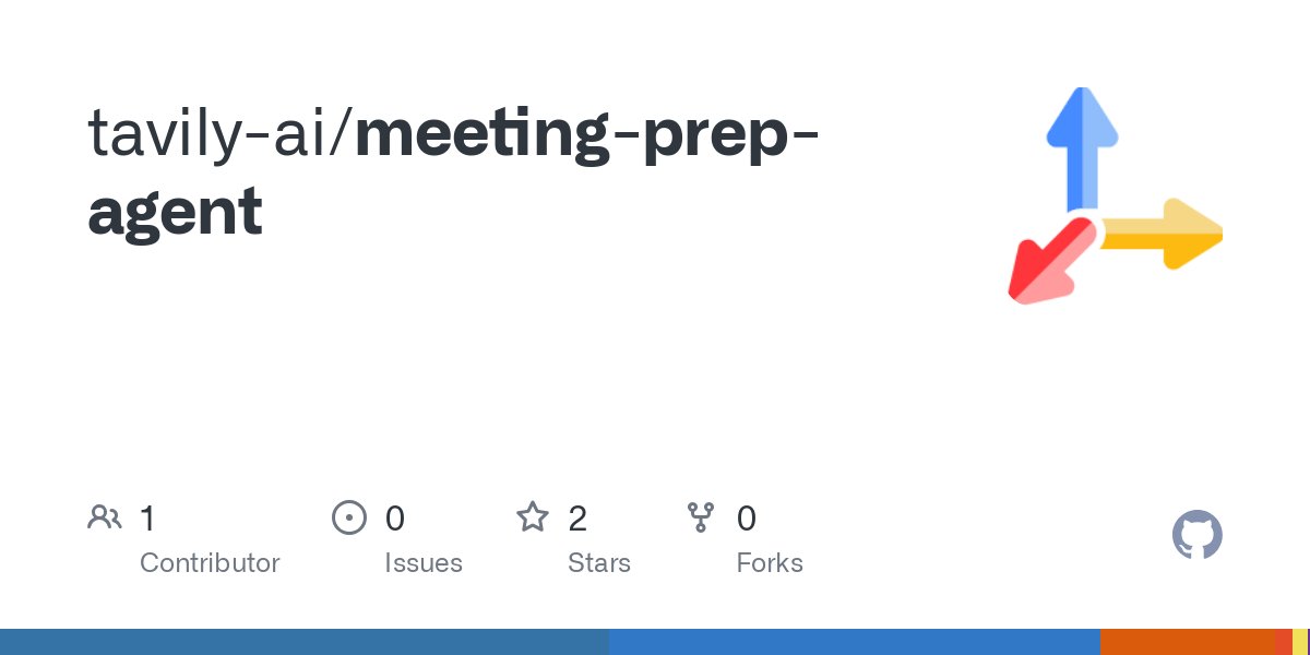 Meeting Prep Agent:一款高效的會議準備自動化工具