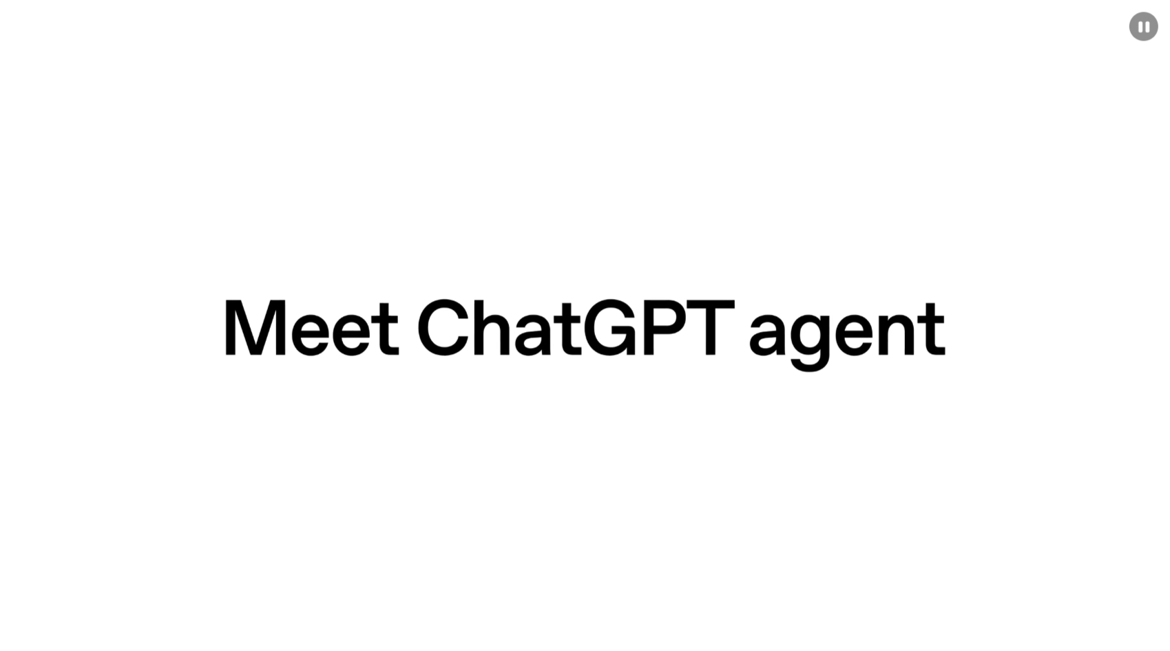 OpenAI推出ChatGPT智能體,能自主思考和行動,從技能庫選工具完成任務