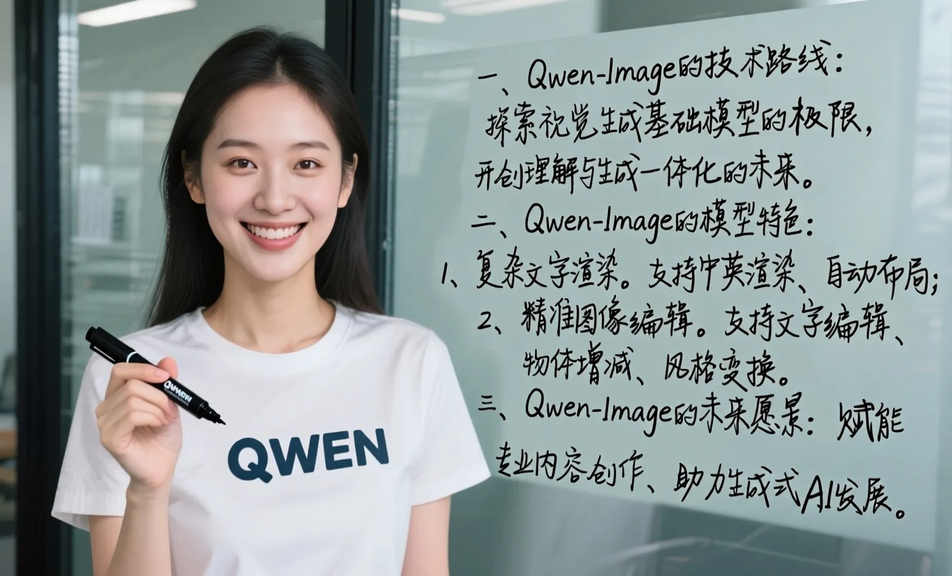 Qwen-Image:阿里云通義千問團隊開源的圖形海報生成模型 Qwen-Image:阿里云通義千問團隊開源的圖形海報生成模型